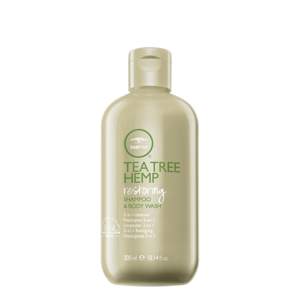 Paul Mitchell TEA TREE Hemp Restoring Shampoo & Body Wash Plaukų ir kūno šampūnas, 300ml.